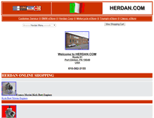 Tablet Screenshot of herdan.com